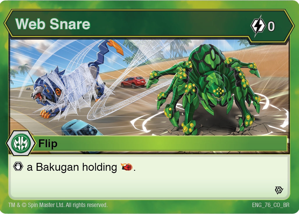 Image for Web Snare (Resurgence) (76) - Bakugan TCG