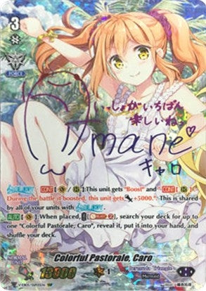 Image for Colorful Pastorale, Caro (SSP) (Rainbow Signature) (V-EB05: Primary Melody) (V-EB05/SSP05EN) - Cardfight Vanguard