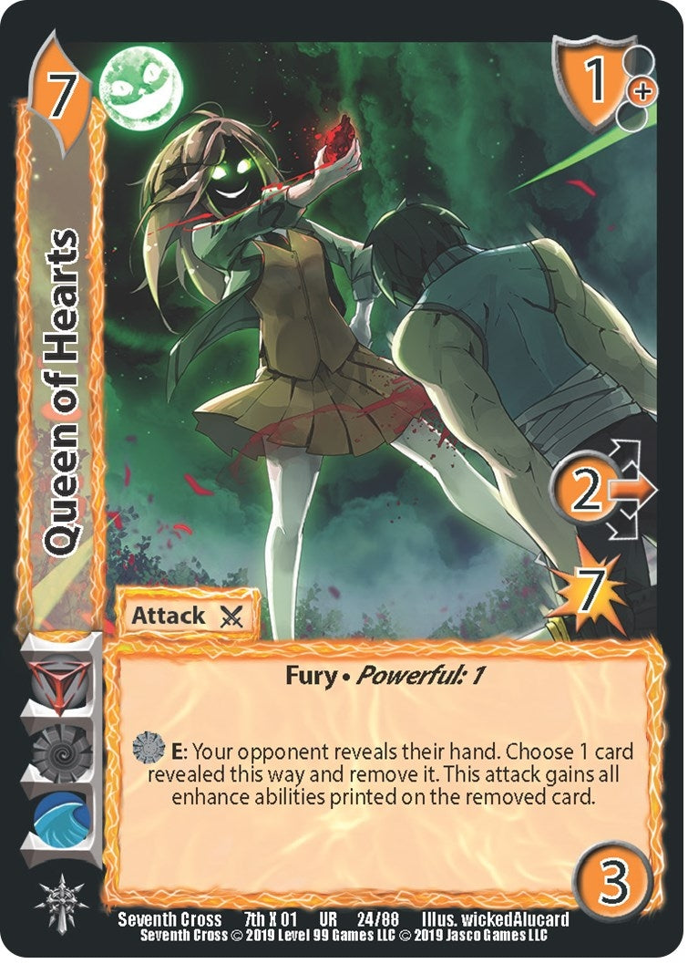 Image for Queen of Hearts (Seventh Cross) (24) - UniVersus