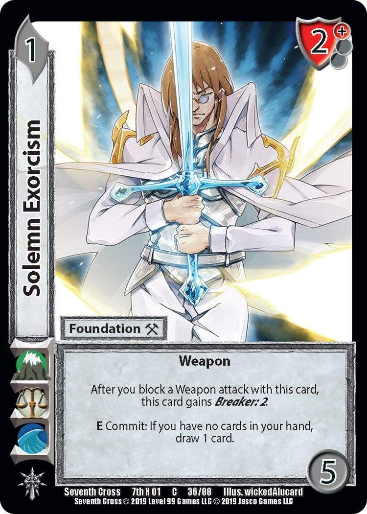 Image for Solemn Excorcism (Seventh Cross) (36) - UniVersus