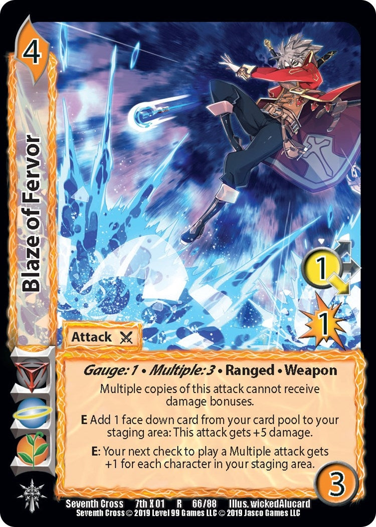 Image for Blaze of Fervor (Seventh Cross) (66) - UniVersus