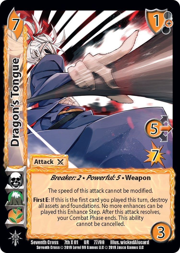 Image for Dragon's Tongue (Seventh Cross) (77) - UniVersus