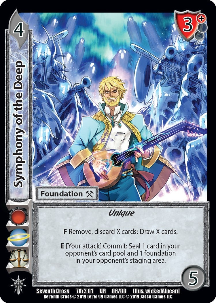 Image for Symphony of the Deep (Seventh Cross) (86) - UniVersus