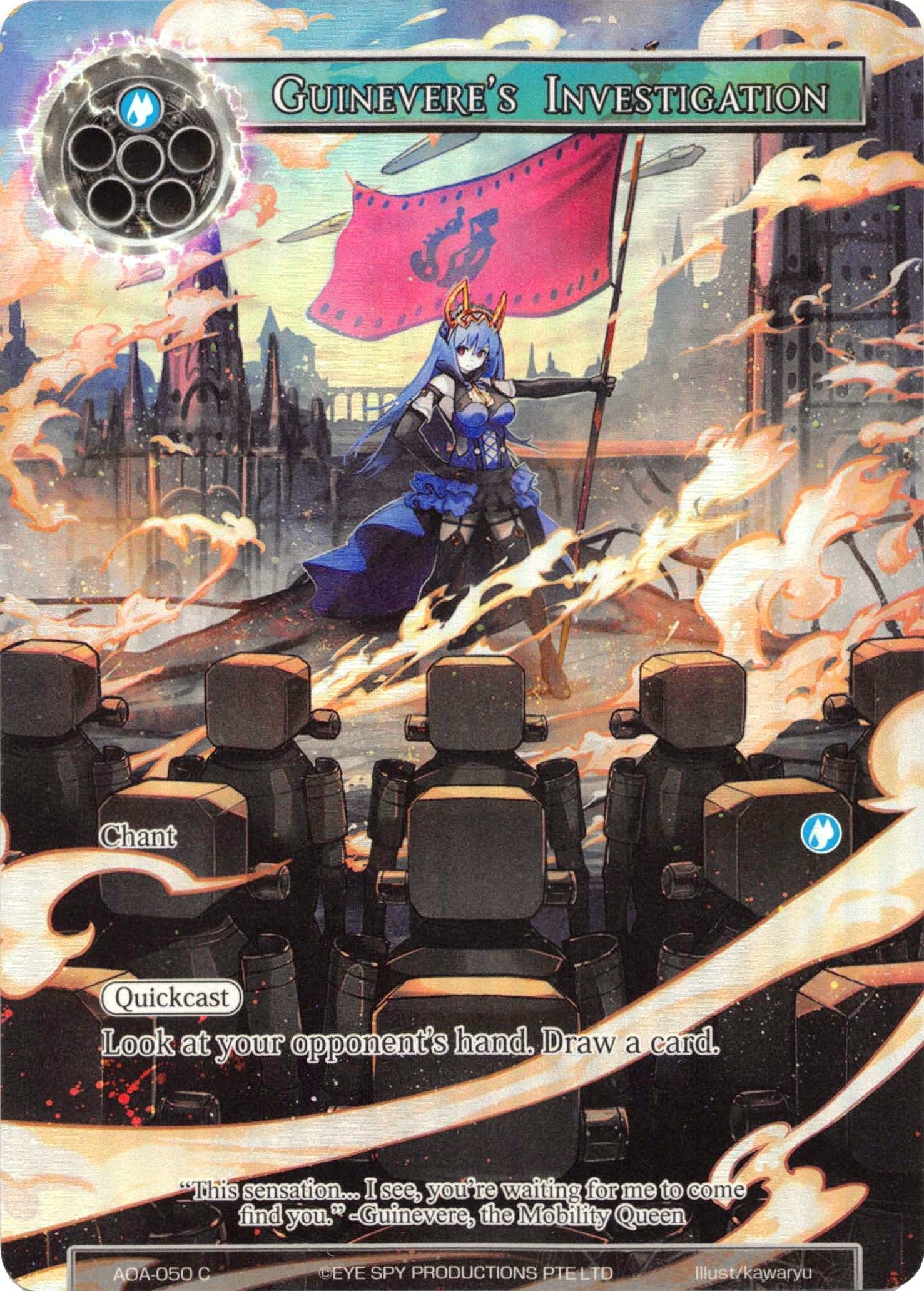Image for Guinevere's Investigation (Full Art) (Awakening of the Ancients) (AOA-050) - Force of Will