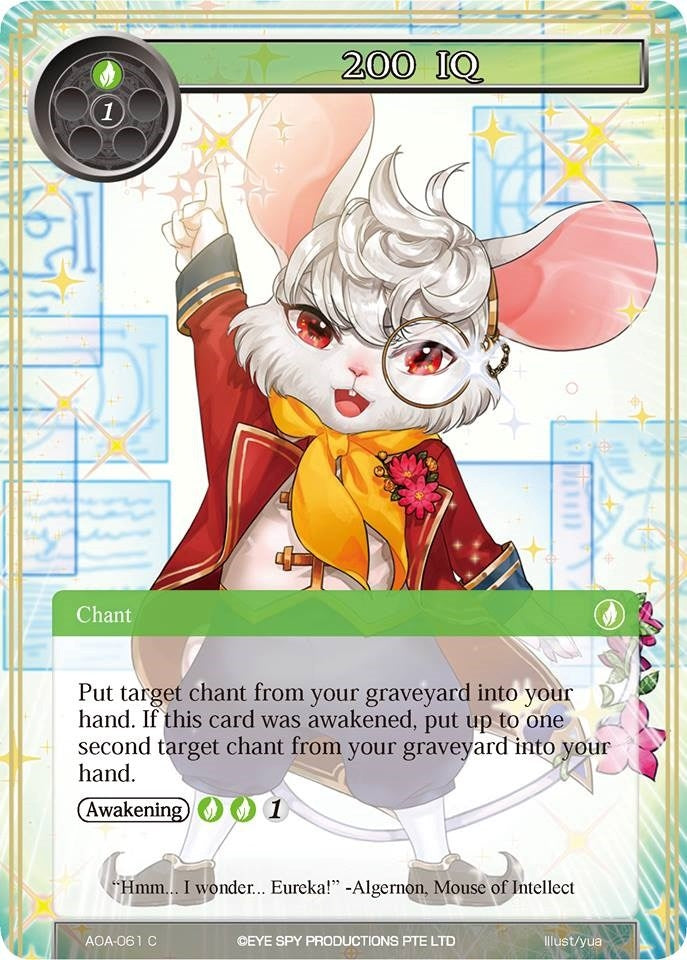 Image for 200 IQ (Awakening of the Ancients) (AOA-061) - Force of Will
