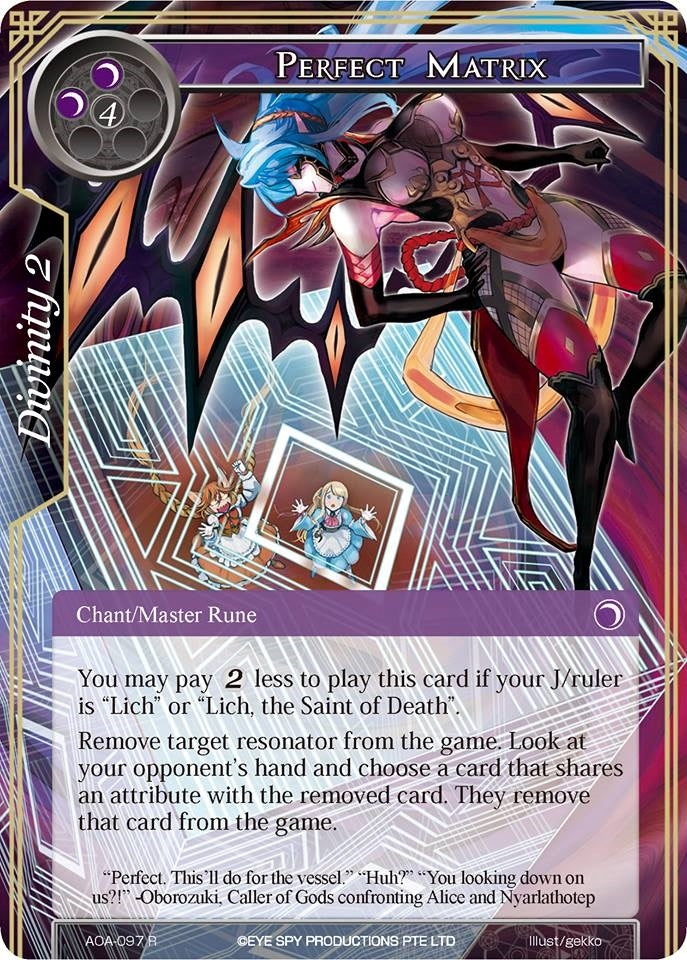 Image for Perfect Matrix (Awakening of the Ancients) (AOA-097) - Force of Will