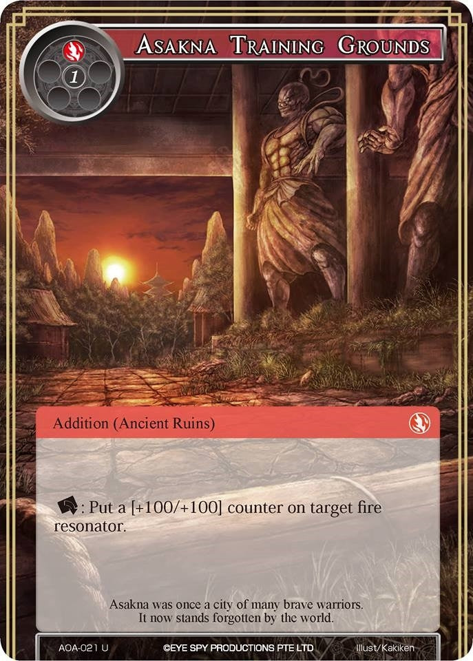 Image for Asakna Training Grounds (Awakening of the Ancients) (AOA-021) - Force of Will