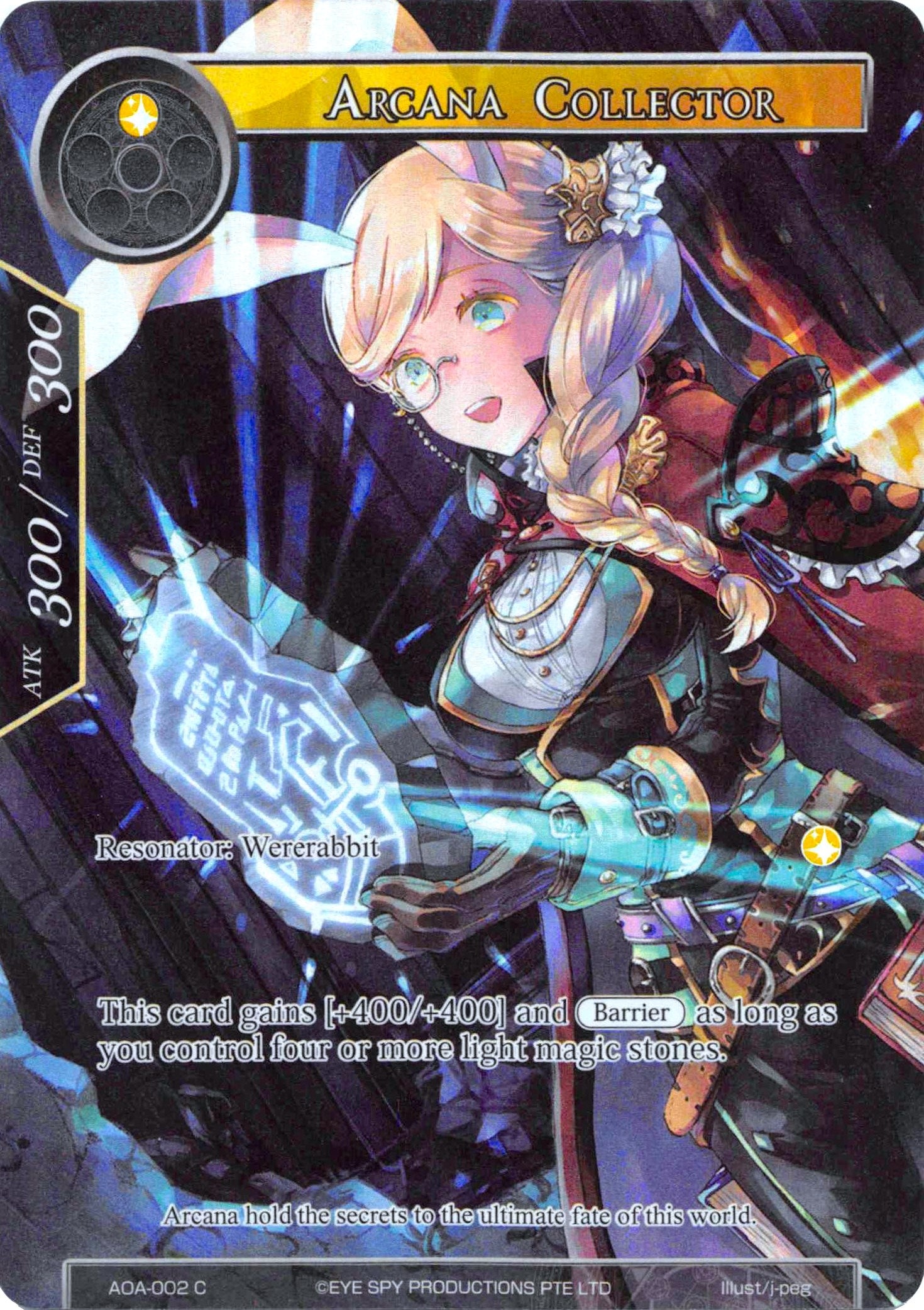 Image for Arcana Collector (Full Art) (Awakening of the Ancients) (AOA-002) - Force of Will