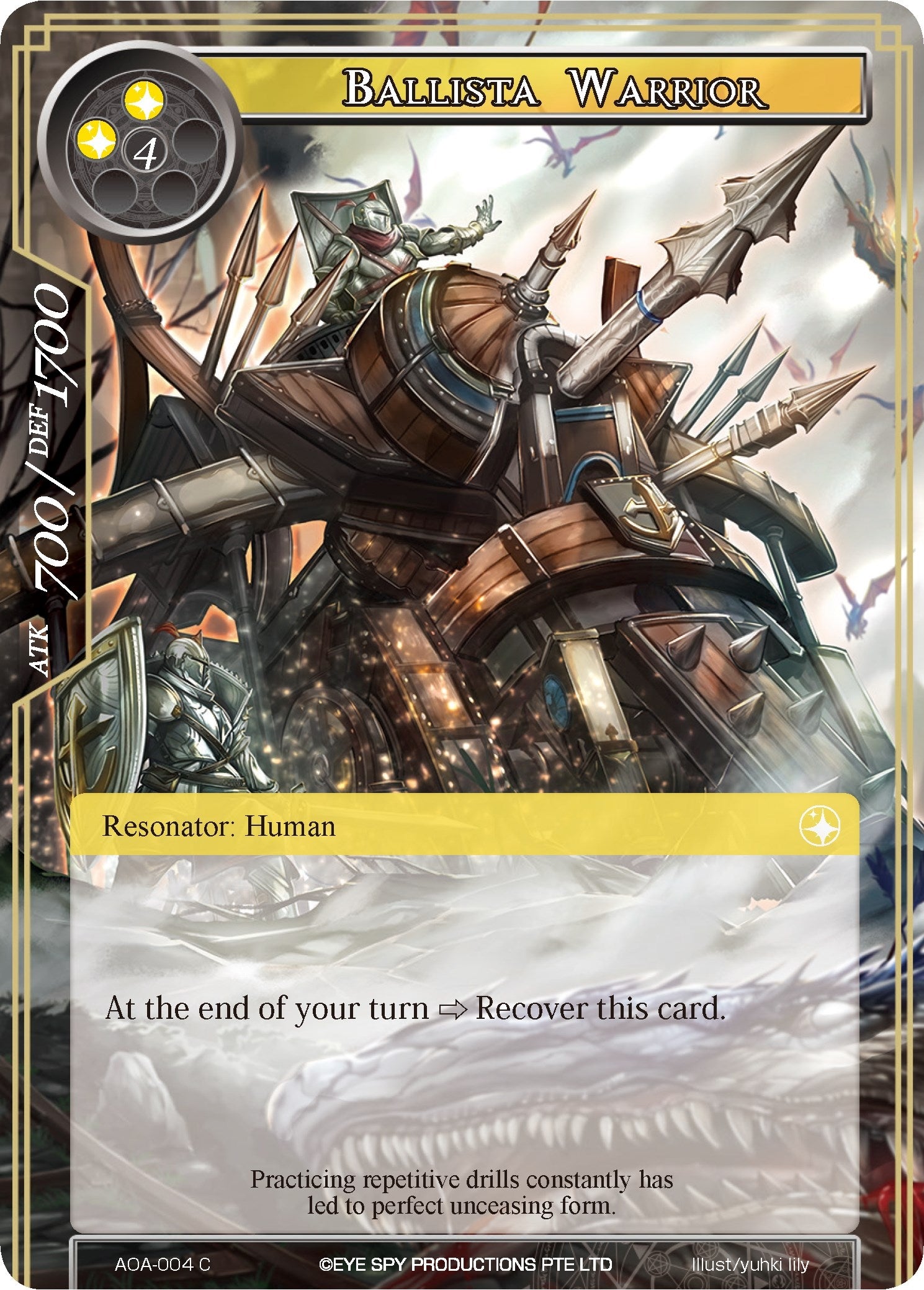 Image for Ballista Warrior (Awakening of the Ancients) (AOA-004) - Force of Will