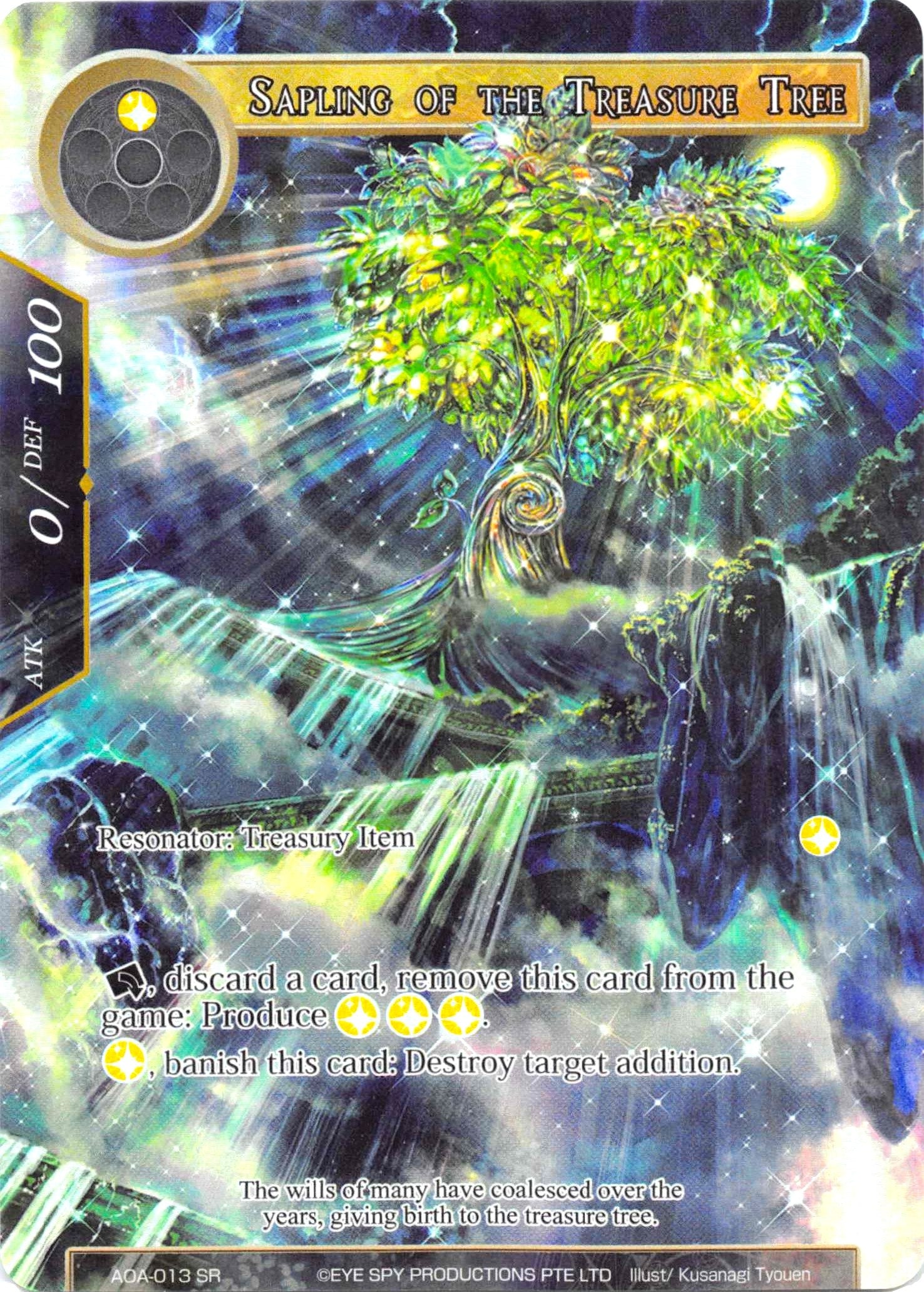 Image for Sapling of the Treasure Tree (Full Art) (Awakening of the Ancients) (AOA-013) - Force of Will