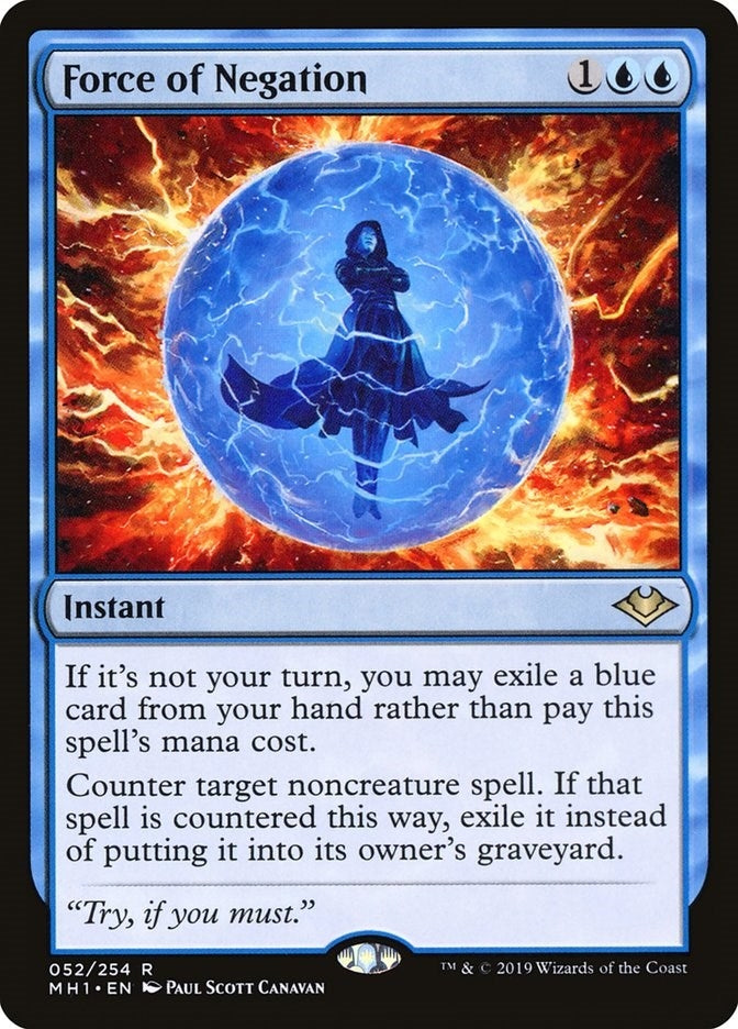 Image for Force of Negation (Modern Horizons) (52) - Magic: The Gathering