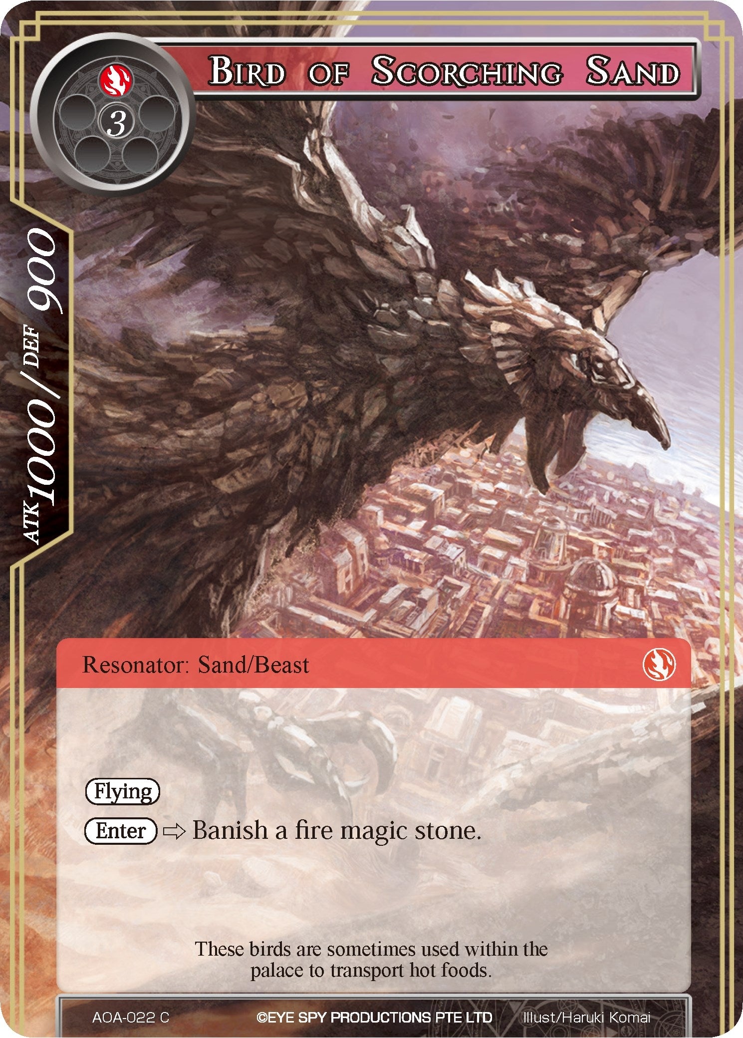 Image for Bird of Scorching Sand (Awakening of the Ancients) (AOA-022) - Force of Will