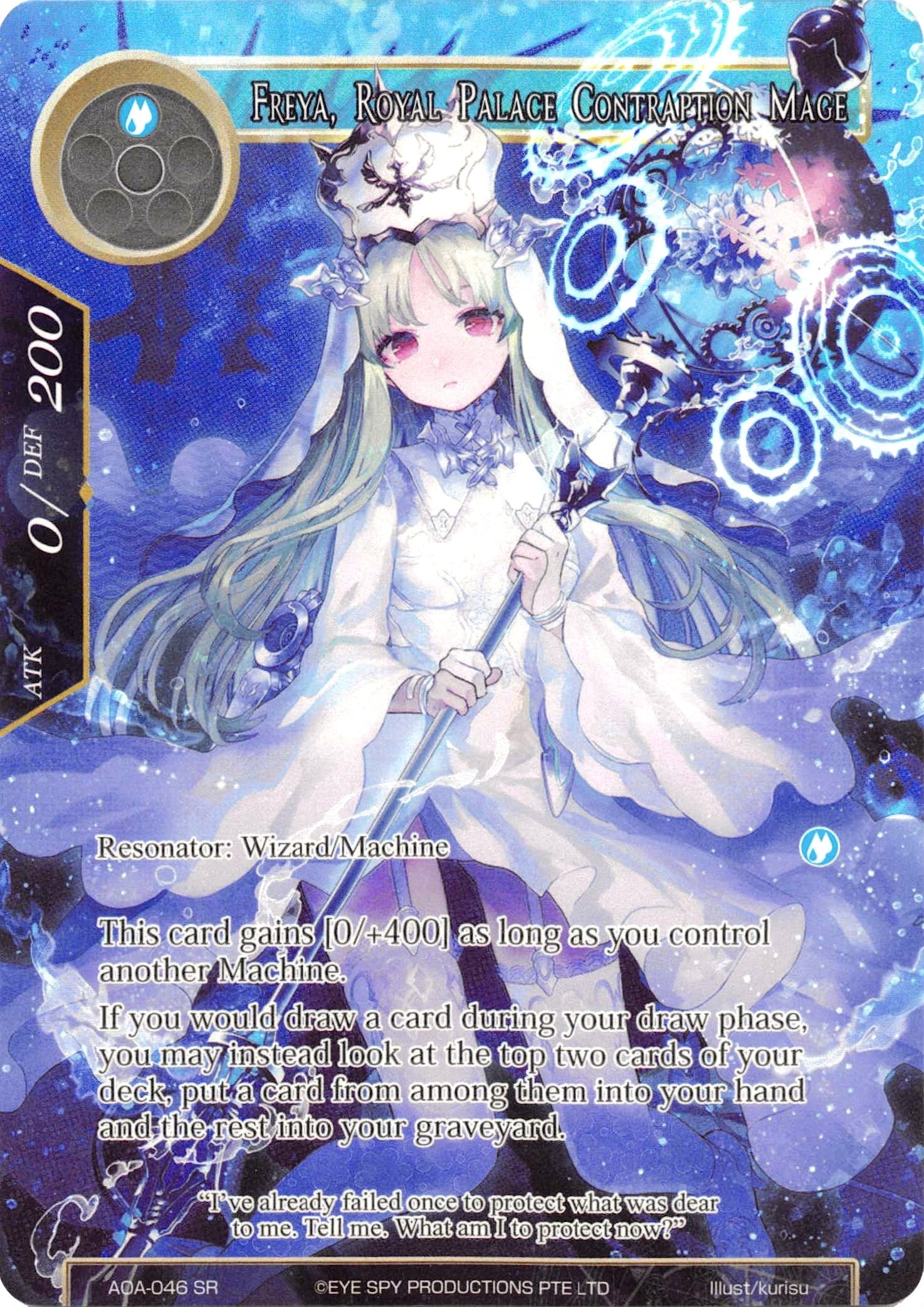 Image for Freya, Royal Palace Contraption Mage (Full Art) (Awakening of the Ancients) (AOA-046) - Force of Will