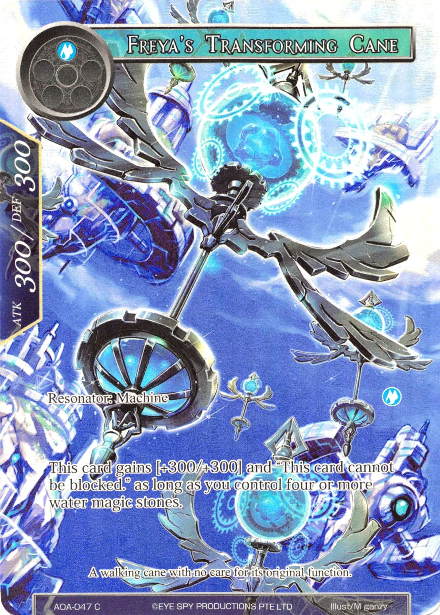 Image for Freya's Transforming Cane (Full Art) (Awakening of the Ancients) (AOA-047) - Force of Will
