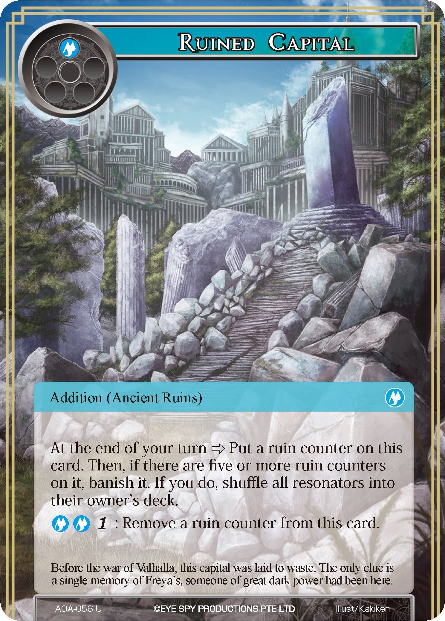Image for Ruined Capital (Awakening of the Ancients) (AOA-056) - Force of Will