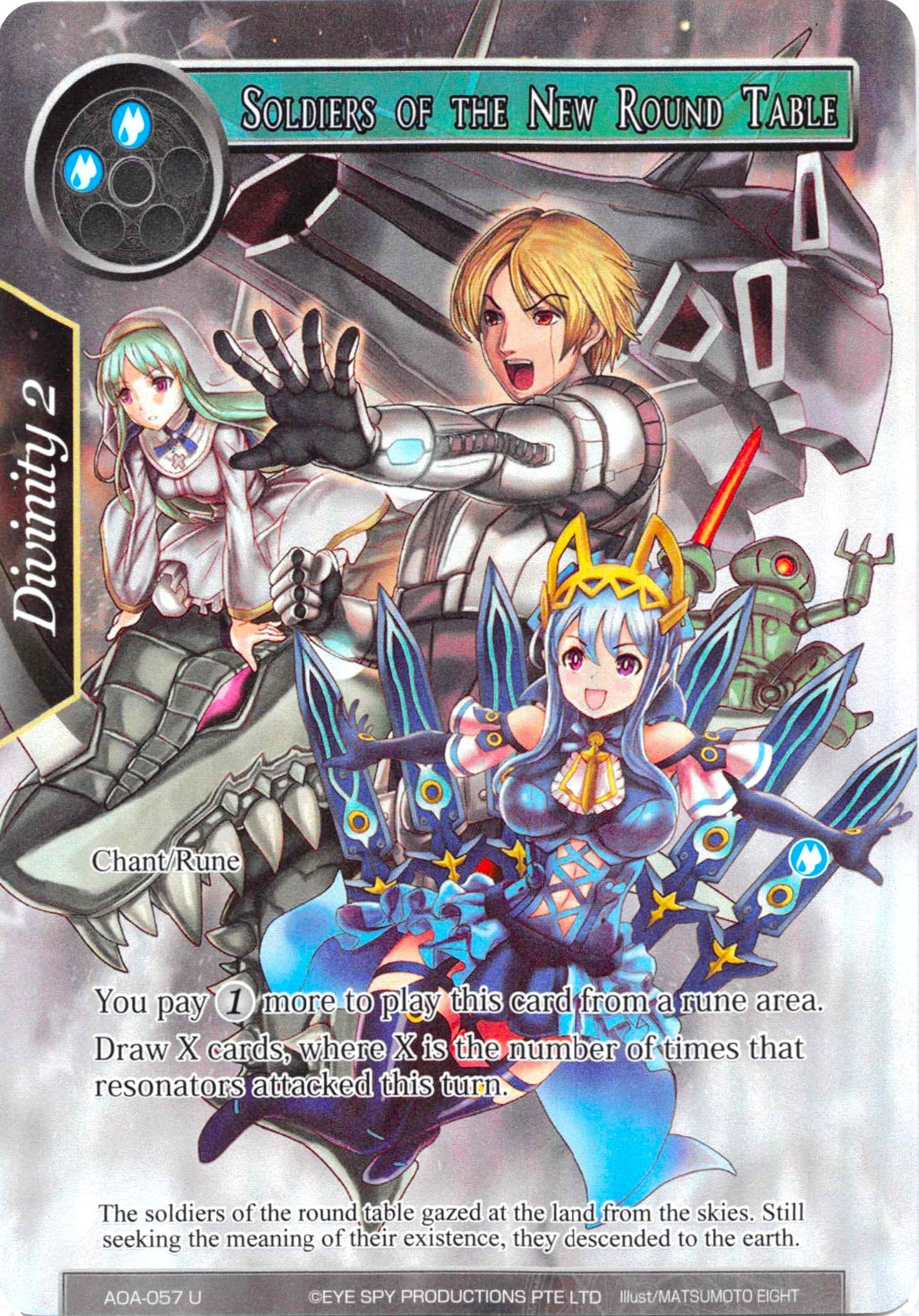 Image for Soldiers of the New Round Table (Full Art) (Awakening of the Ancients) (AOA-057) - Force of Will