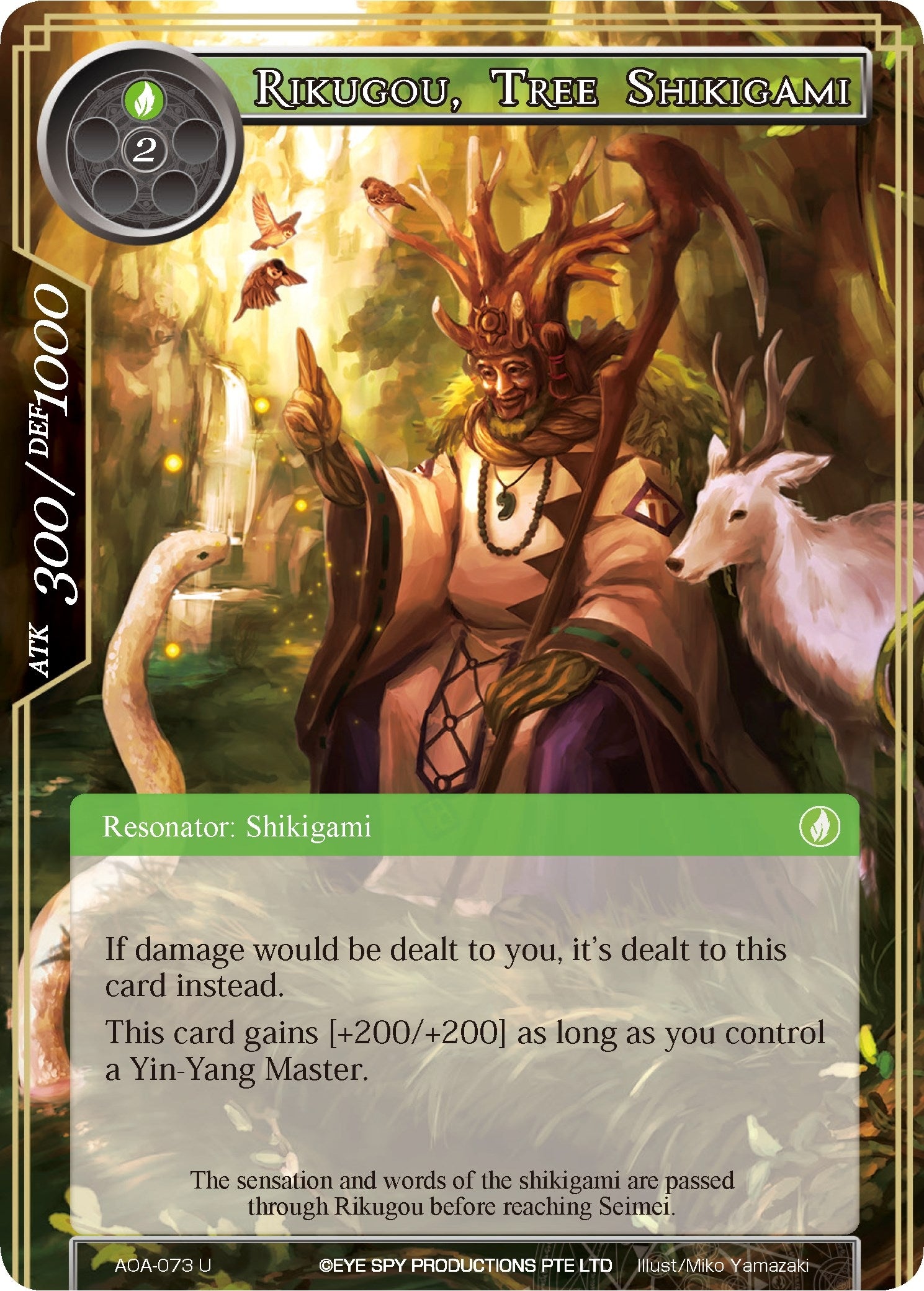 Image for Rikugou, Tree Shikigami (Awakening of the Ancients) (AOA-073) - Force of Will