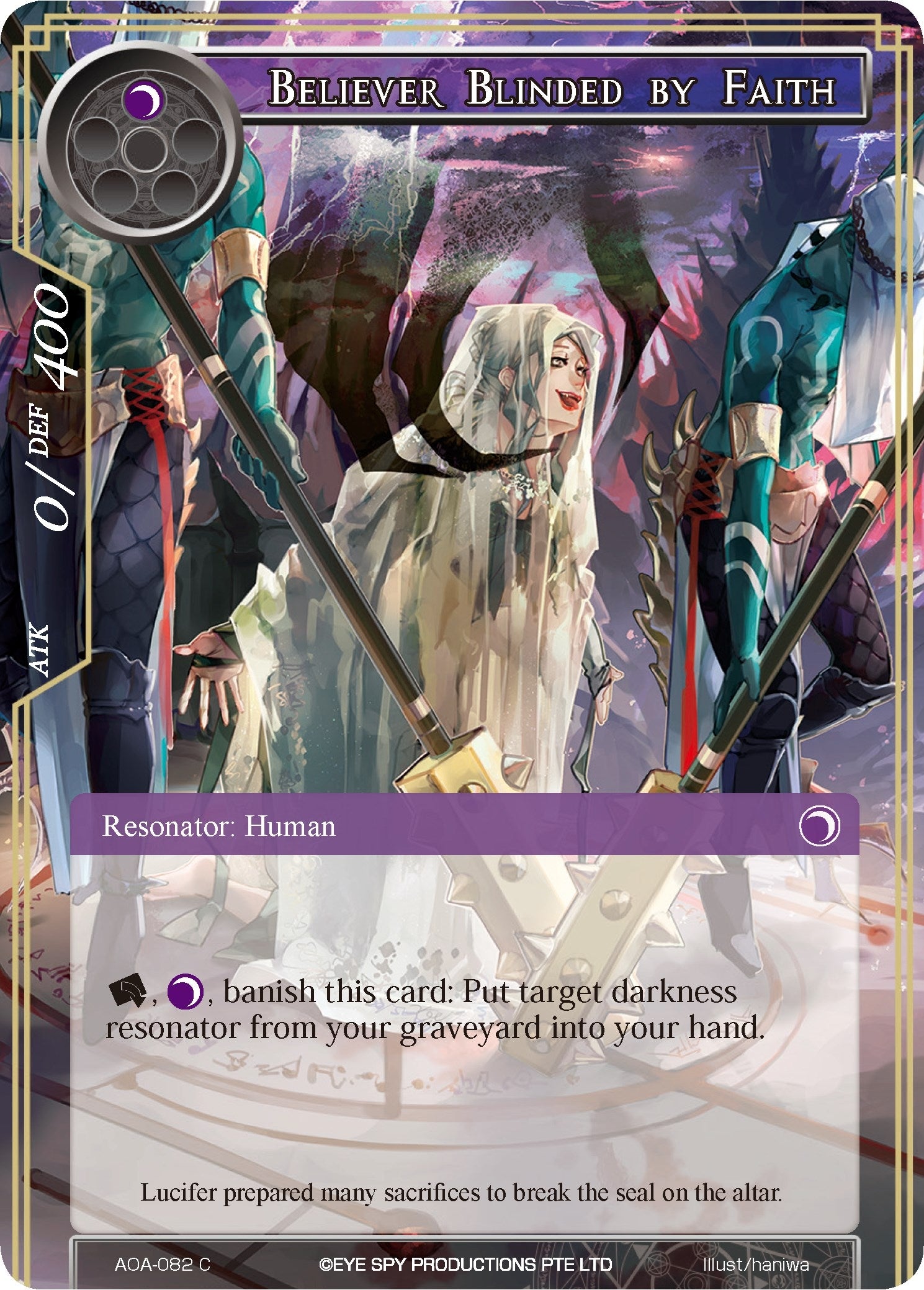 Image for Believer Blinded by Faith (Awakening of the Ancients) (AOA-082) - Force of Will