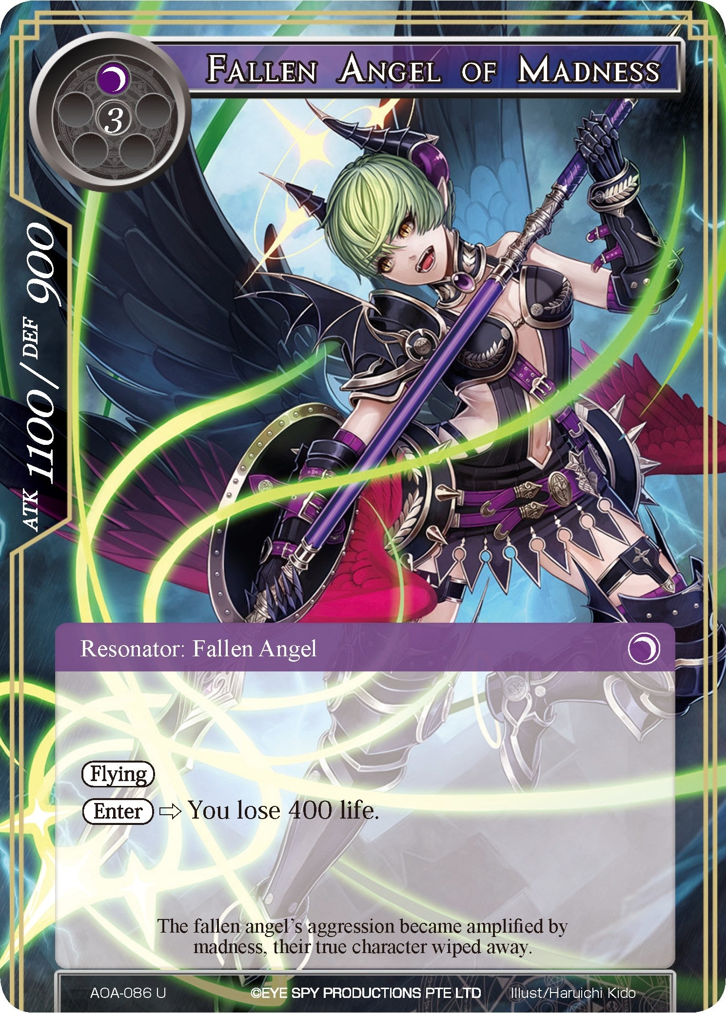 Image for Fallen Angel of Madness (Awakening of the Ancients) (AOA-086) - Force of Will