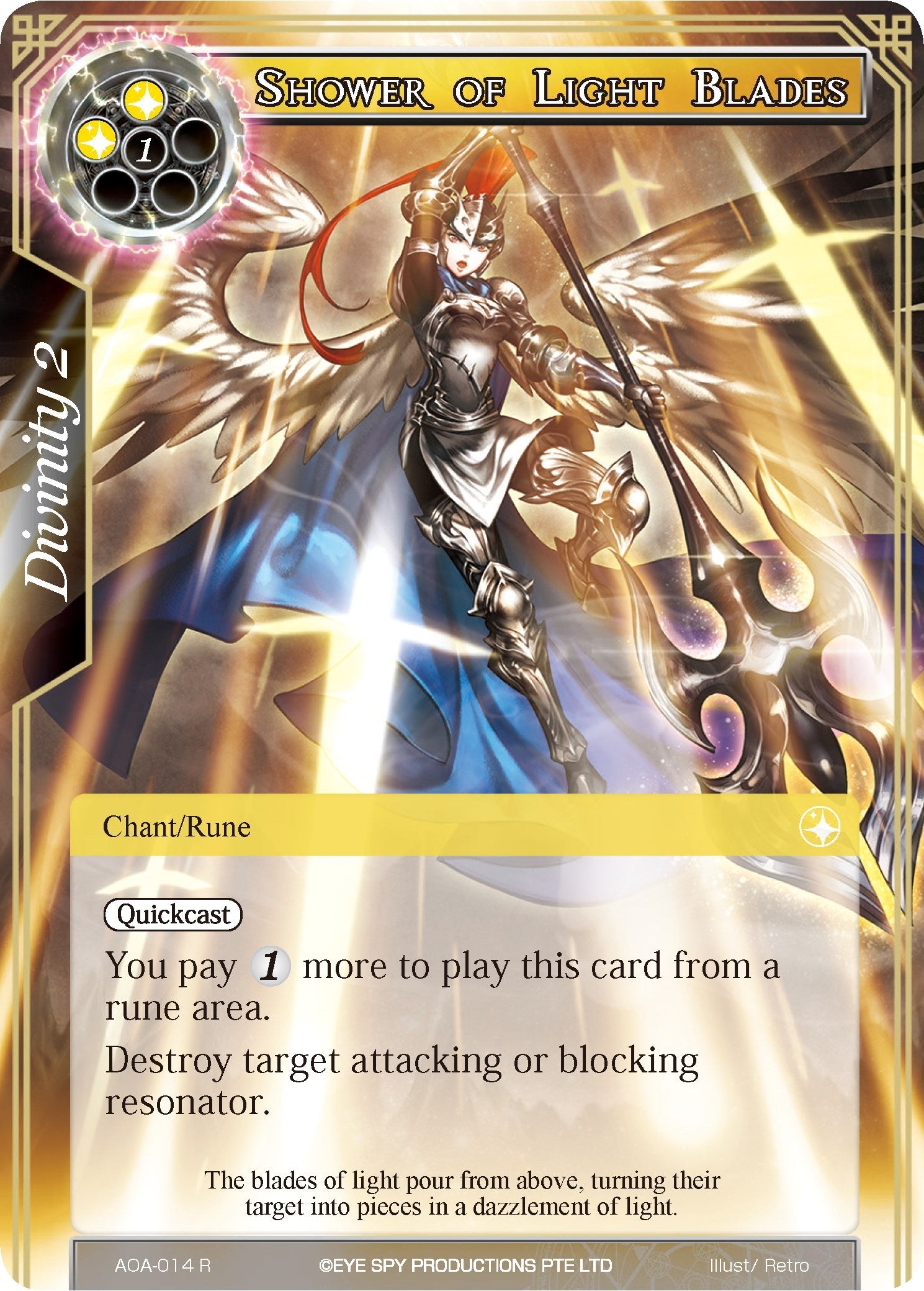 Image for Shower of Light Blades (Awakening of the Ancients) (AOA-014) - Force of Will