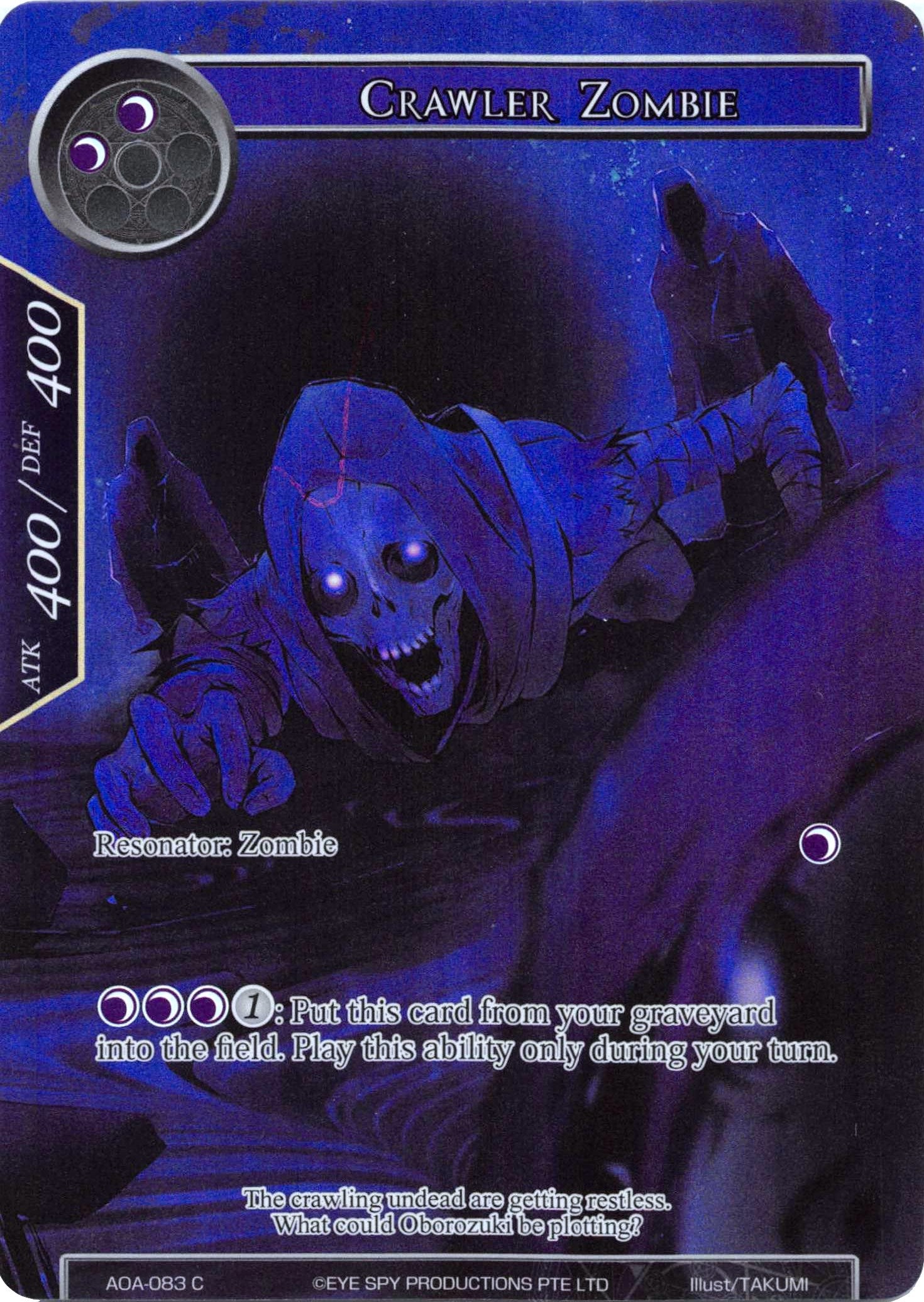 Image for Crawler Zombie (Full Art) (Awakening of the Ancients) (AOA-083) - Force of Will