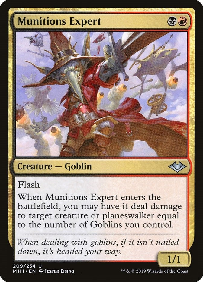 Image for Munitions Expert (Modern Horizons) (209) - Magic: The Gathering