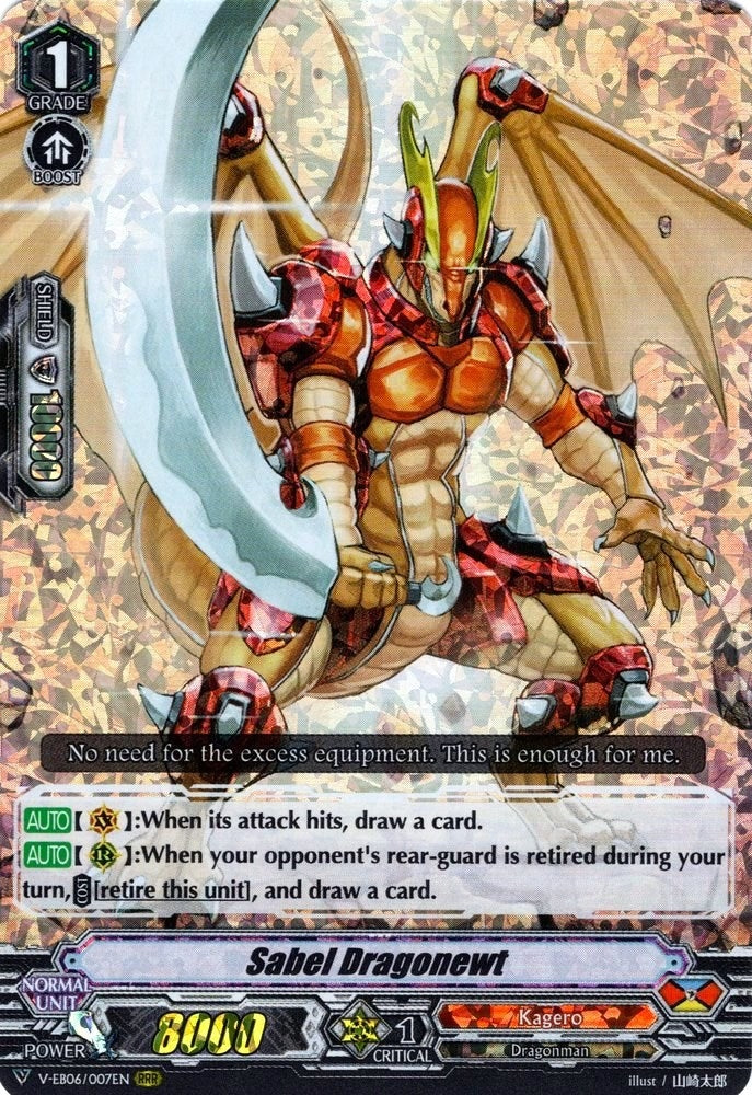 Image for Sabel Dragonewt (V-EB06: Light of Salvation, Logic of Destruction) (V-EB06/007EN) - Cardfight Vanguard