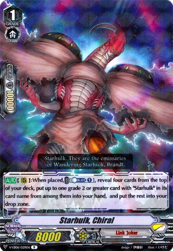 Image for Starhulk, Chiral (V-EB06: Light of Salvation, Logic of Destruction) (V-EB06/029EN) - Cardfight Vanguard