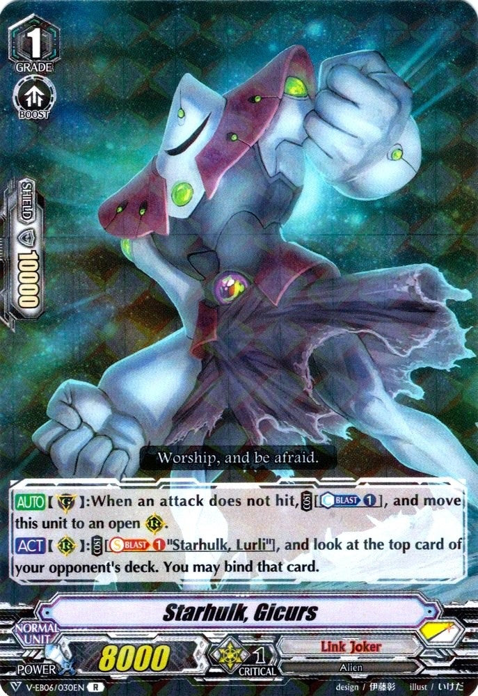 Image for Starhulk, Gicurs (V-EB06: Light of Salvation, Logic of Destruction) (V-EB06/030EN) - Cardfight Vanguard