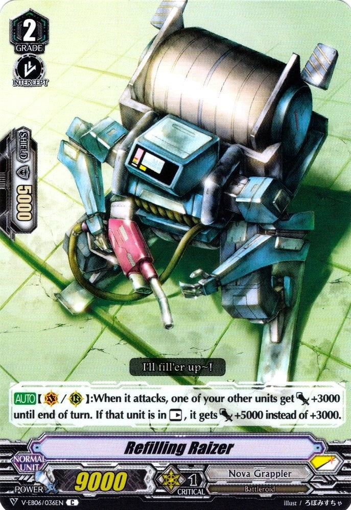 Image for Refilling Raizer (V-EB06: Light of Salvation, Logic of Destruction) (V-EB06/036EN) - Cardfight Vanguard