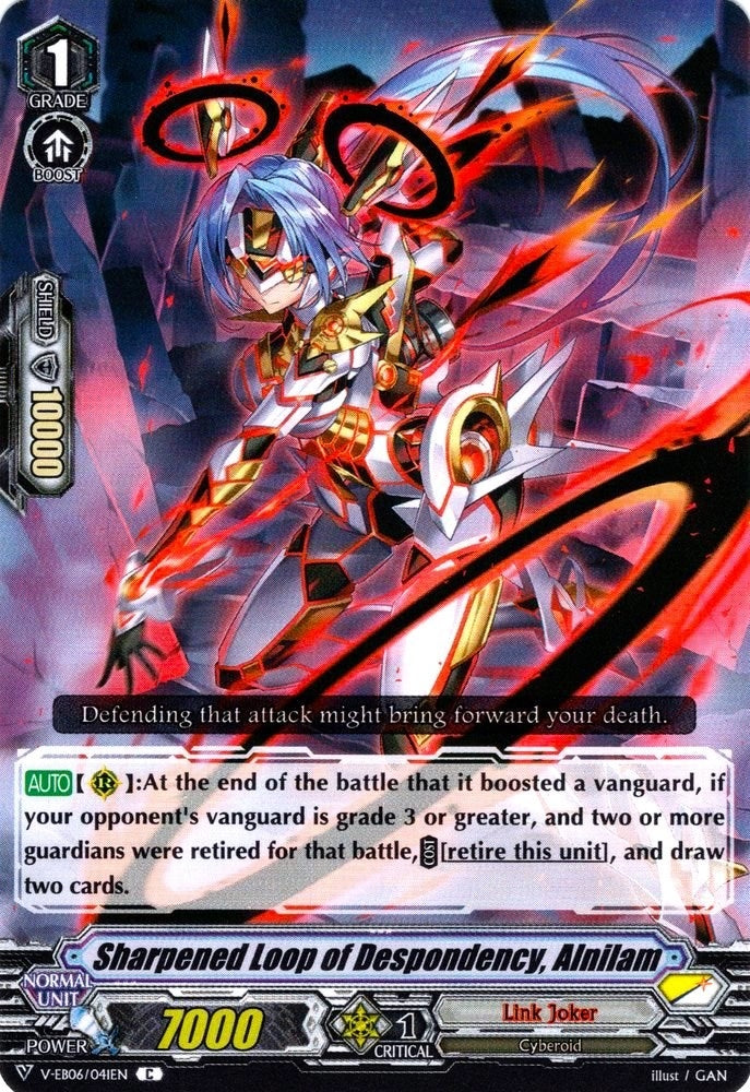 Image for Sharpened Loop of Despondency, Alnilam (V-EB06: Light of Salvation, Logic of Destruction) (V-EB06/041EN) - Cardfight Vanguard