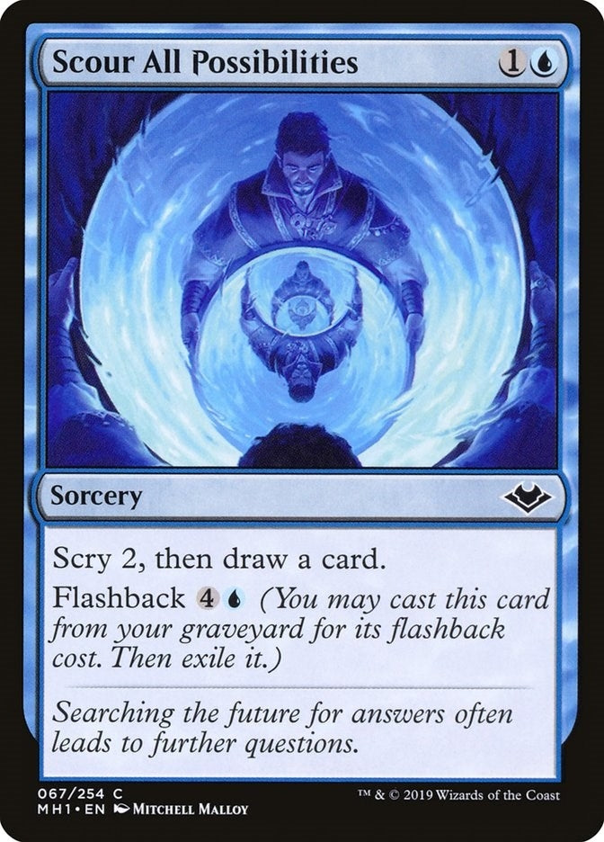 Image for Scour All Possibilities (Modern Horizons) (67) - Magic: The Gathering