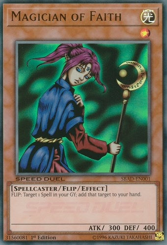 Image for Magician of Faith (Speed Duel: Attack from the Deep) (SBAD-EN001) - YuGiOh