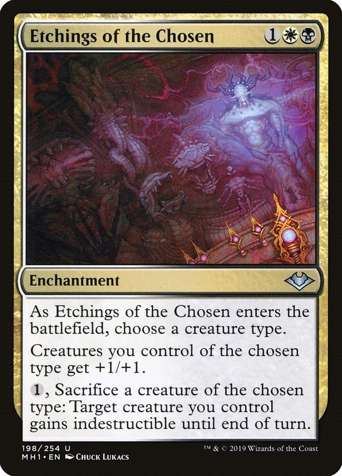 Image for Etchings of the Chosen (Modern Horizons) (198) - Magic: The Gathering