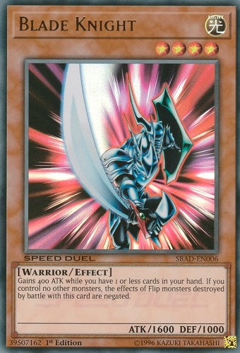 Image for Blade Knight (Speed Duel: Attack from the Deep) (SBAD-EN006) - YuGiOh