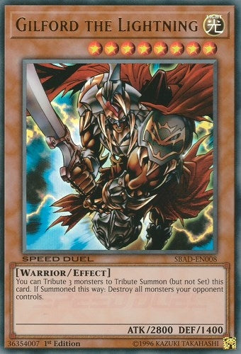 Image for Gilford the Lightning (Speed Duel: Attack from the Deep) (SBAD-EN008) - YuGiOh