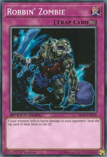 Image for Robbin' Zombie (Speed Duel: Attack from the Deep) (SBAD-EN016) - YuGiOh