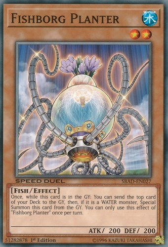Image for Fishborg Planter (Speed Duel: Attack from the Deep) (SBAD-EN027) - YuGiOh