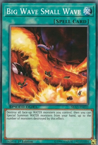 Image for Big Wave Small Wave (Speed Duel: Attack from the Deep) (SBAD-EN032) - YuGiOh