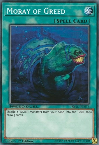 Image for Moray of Greed (Speed Duel: Attack from the Deep) (SBAD-EN034) - YuGiOh