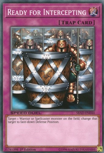 Image for Ready for Intercepting (Speed Duel: Attack from the Deep) (SBAD-EN044) - YuGiOh
