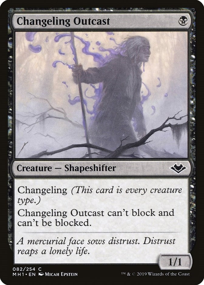 Image for Changeling Outcast (Modern Horizons) (82) - Magic: The Gathering
