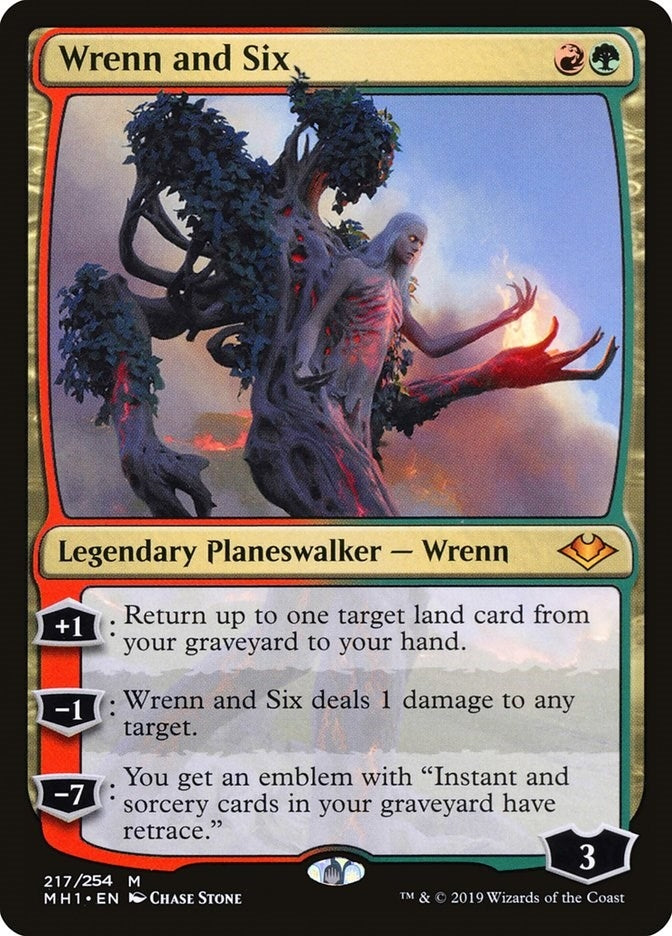 Image for Wrenn and Six (Modern Horizons) (217) - Magic: The Gathering