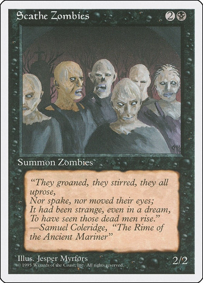 Image for Scathe Zombies (Fourth Edition) - Magic: The Gathering