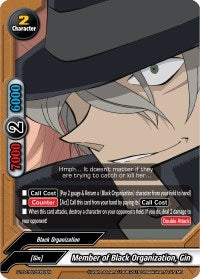 Image for Member of Black Organization, Gin (S-TD-C02: Case Closed -Side:Black-) (S-TD-C02/0002EN) - Future Card BuddyFight