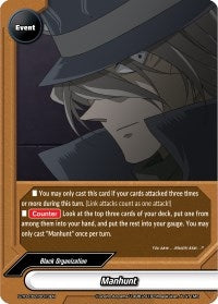 Image for Manhunt (S-TD-C02: Case Closed -Side:Black-) (S-TD-C02/0013EN) - Future Card BuddyFight