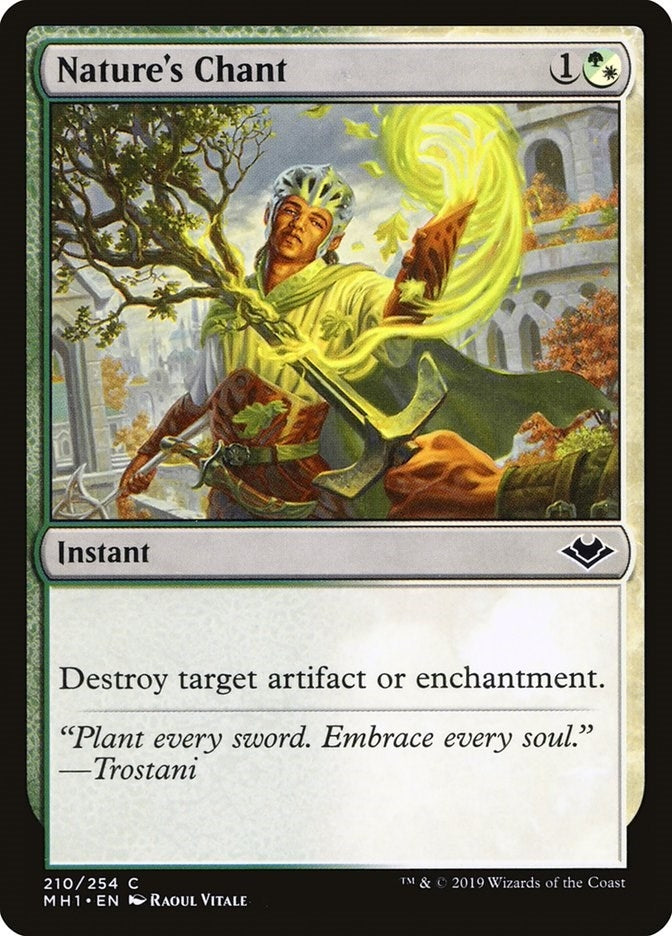 Image for Nature's Chant (Modern Horizons) (210) - Magic: The Gathering