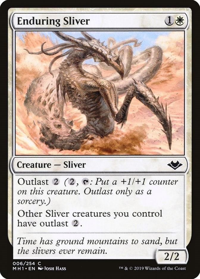 Image for Enduring Sliver (Modern Horizons) (6) - Magic: The Gathering