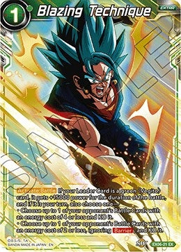 Image for Blazing Technique (Special Anniversary Set) (EX06-21) - Dragon Ball Super: Masters