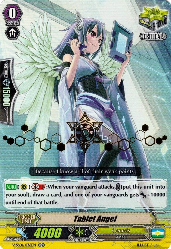 Image for Tablet Angel (Hot Stamped) (V-SS01: Premium Collection 2019) (V-SS01/036EN) - Cardfight Vanguard